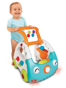 Masinuta de Activitate Infantino 3-in-1, Multicolora, pentru Bebei - Img 4