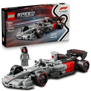 Masinuta LEGO Speed Champions Audi Revolut F1 Team R26, 216 piese, pentru copii 9