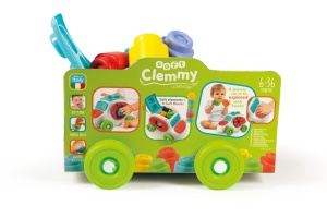 Masinuta senzoriala Clementoni Soft Clemmy 17315, cu 8 cuburi moi si figurina, pentru copii 6-36 luni - Img 5