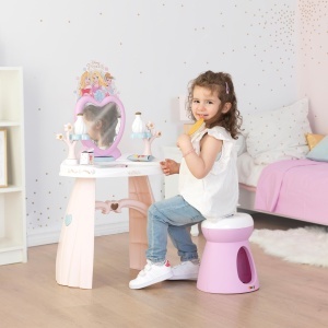 Masuta de Coafura Smoby Disney Princess, din materiale sigure, usor de transportat - Img 4