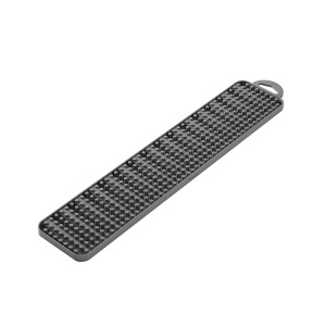Mata Abtropf Metaltex Gravity Slim, 40 x 8 cm, Beidseitig, Gri