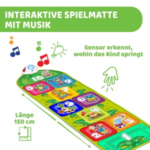 Mata de sarit interactiva Chicco Jump Fit, 150 cm, cu muzica si lumini, pentru copii 2-5 ani - Img 5