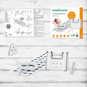 Medisana BBS Luftsprudelmatte Whirlpool pentru baie cu aromaspender si 3 intensitati - Img 6