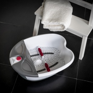 medisana FS 300 baie cu spuma pentru picioare cu reflexoterapie pentru picioare baie electrica pentru picioare functie de mentinere a caldurii baie de - Img 3