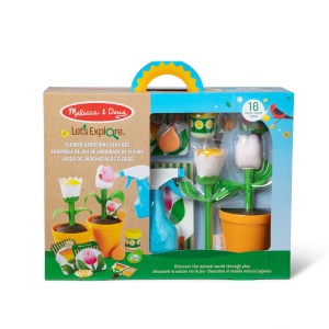 Melissa si Doug | Sa exploram | Set de joc Flori si gradina cu flori care isi schimba culoarea (16 bucati) - Img 3