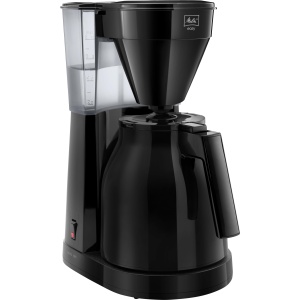 Melitta Easy Therm - Aparat de cafea cu ulcior termic, aparat de cafea cu filtru cu antipicurare, pentru pana la 8 cesti de cafea, negru