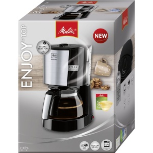 Melitta Enjoy Top - Filtru de cafea - cu ulcior de sticla - Drip Stop - 10 cani - Negru 1017-04 - Img 7