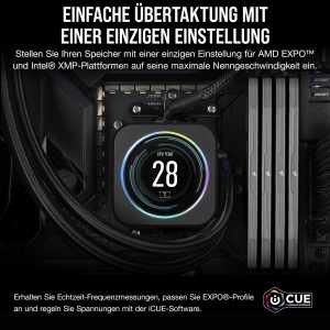 Memorie RAM DDR5 CORSAIR VENGEANCE 32GB (2x16GB) 6400MHz CL32 Gri - Img 4