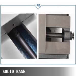 Menghina profesionala VEVOR 125 mm cu baza rotativa 360deg si forta de prindere 24 KN - Img 6