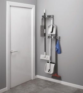 Metaltex Hang-Up 2 Suport Perete pentru Maturi si Unelte cu 3 Carlige - Img 3