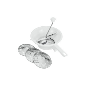 Metaltex Passiermaschine Spring 24 cm Alb 3 Discuri din Otel Inoxidabil - Img 3