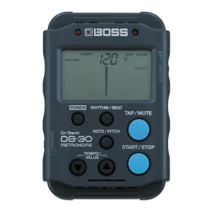 Metronom Digital BOSS DB-30, compact, robust, cu ritmuri integrate