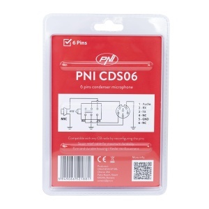 Microfon CB PNI CDS06, 6 pini, 1000 Ohm, negru, cablu 1.2 m - Img 7