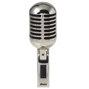 Microfon dinamic Alecto UDM-60, frecventa 60Hz-16kHz, cablu XLR 5m, argintiu - Img 2