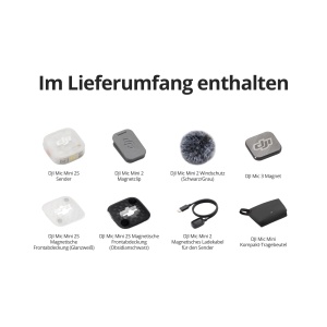 Microfon Lavalier DJI Mic Mini 2S, 32-Bit, 28 Ore, Compact - Img 8
