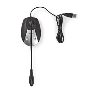 Mikrofon NEDIS cu cablu USB-A, intrerupator si iesire pentru casti - Img 6