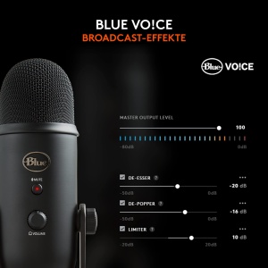 Mikrofon USB Blue Yeti, Negru, 4 moduri de captare, Plug n Play - Img 3