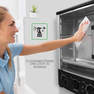 Mini Cuptor Electric NutriChef 23L cu Rotisor, Functie Grill si Timer - Img 2