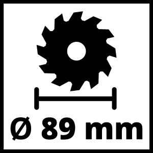 Mini fierastrau circular Einhell TC-CS 89 600W adancime taiere 27 mm lama TCT ghidaj paralel - Img 6