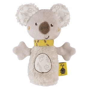 Mini Rassel Koala 064322 Jucarie cu Ratusca pentru Bebelusi 0 luni 10 cm Material Moale