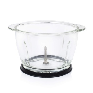 Mini tocator Princess 221051, 300 W, 2 lame inox, bol din sticla 1 L - Img 4