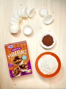 Mix de prajituri Dr. Oetker Marmor-Muffins, 8 x 320 g, pentru 12 muffins - Img 2