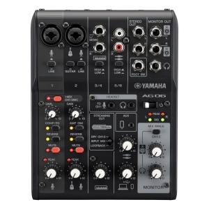 Mixer audio Yamaha AG06MK2, 6 canale, USB, negru