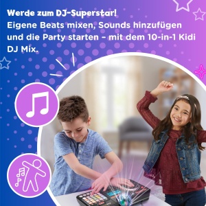 Mixer DJ pentru copii VTech Kidi DJ Mix, 10-in-1, cu microfon si efecte sonore - Img 3