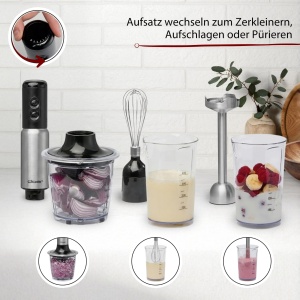 Mixer vertical Cloer SB3010, 700W, 4-in-1, inox, 400 ml - Img 3