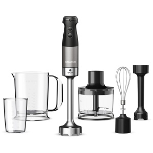 Mixer vertical Kenwood Triblade XL Pro HBM80.322BK, 1200W, accesorii incluse