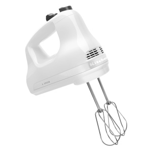 Mixxer manual KitchenAid 5KHM5110EWH, 5 viteze, alb