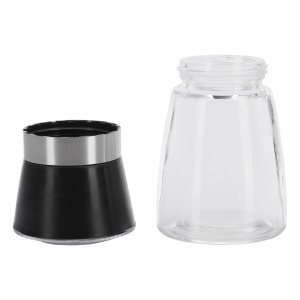 Moara de condimente Westmark, cu polizor ceramic, reglare continua, sticla/plastic, negru/argintiu/transparent, 63542260 - Img 8