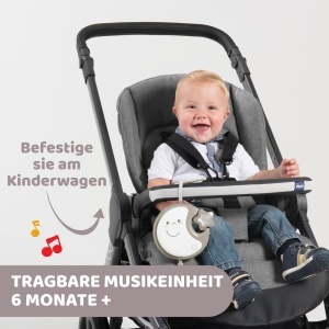 Mobila pentru bebelusi Chicco Next2Dreams 3-in-1, muzica, lumina moale, bej - Img 9