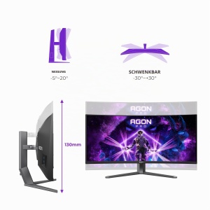 Monitor AOC AGP346UCSD 34 inch Curbat, QD-OLED, 360Hz, Negru - Img 5