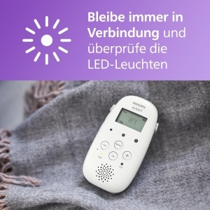 Monitor audio pentru bebelusi Philips Avent SCD71326 DECT Eco-Mode Temperatura si Lumina de noapte - Img 7