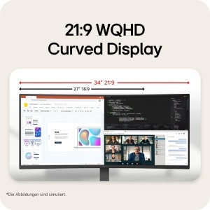 Monitor Curbat LG UltraWide 34U640B-B 34 inch UWQHD, 144Hz, USB-C - Img 3