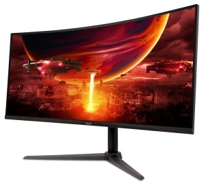 Monitor de gaming Acer Nitro XZ342CU V3 34 inch (ecran de 86 cm) UWQHD, VA, 180Hz DP, 100Hz HDMI, 4ms(GTG), DP 1.4, 2xHDMI 2.0, curbat, reglabil pe inaltime, FreeSync Premium - Img 3