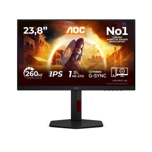 Monitor Gaming AOC 24G4ZR 24 inch FHD, 260Hz, Negru - Img 2