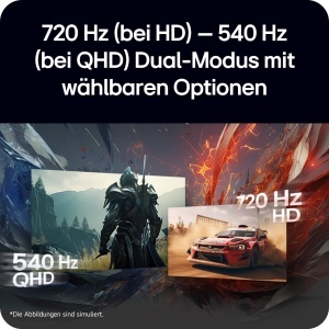 Monitor Gaming LG UltraGear 27GX790B-B, 27 inch OLED, QHD, 540Hz, Negru - Img 7