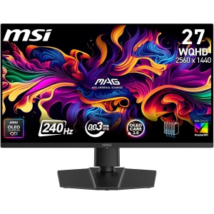 Monitor Gaming MSI MAG 273QP QD-OLED X24, 26.5 inch, WQHD, 240 Hz