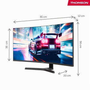 Monitor Gaming Thomson M34QG7Y14C, 34 inch, UWQHD, 240Hz, HDR10 - Img 2