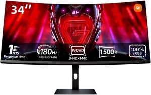 Monitor Gaming Ultrawide XIAOMI G34WQi 34 Zoll WQHD 180Hz