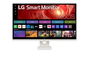Monitor inteligent LG 32U721SA-W, 32, 4K UHD, HDR10, USB-C 65W, Alb