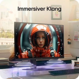 Monitor LG Ultrafine 27U730A-B, 27 inch, 4K UHD, USB-C, Negru - Img 5