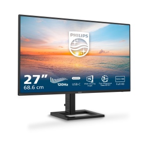 Monitor Philips 27E1N1300AM 27 inch FHD, 120Hz, USB-C, Negru