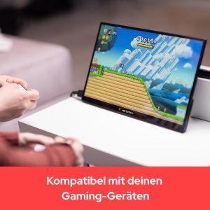 Monitor portabil Verbatim 15,6 inch 4K HDR, Touchscreen, USB-C - Img 7