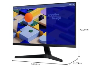 Monitor Samsung Essential S3 LS24C312EAUXEN 24 LED IPS FullHD 75Hz FreeSync - Img 9