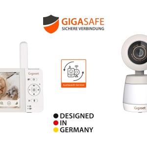 Monitor video pentru bebelusi Gigaset Baby 700, 5.5 Full HD, alb cremgri cald - Img 7