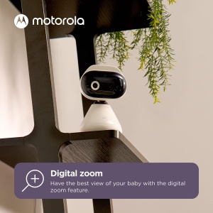 Monitor video pentru bebelusi Motorola Nursery PIP1000, Full HD 1080p, vedere nocturna, alb - Img 5