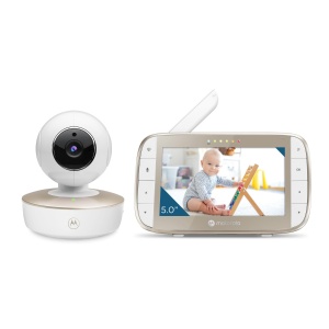Monitor video pentru bebelusi Motorola VM50G, ecran 5 inch, camera cu vedere nocturna, functie de comunicare bidirectionala